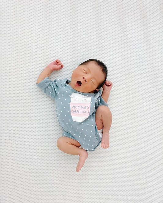 baby yawning ready for a baby nap