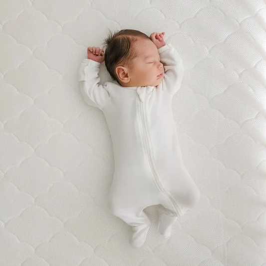baby sleeping on side