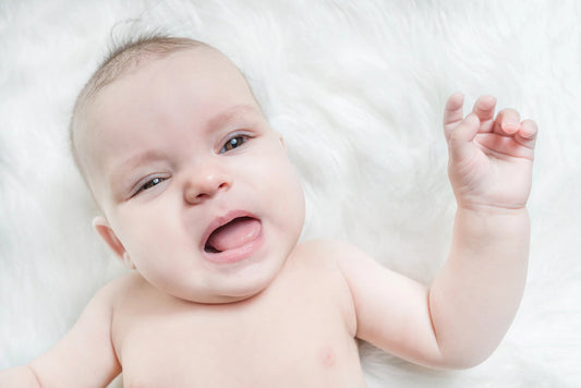 baby sleeping with mouth open