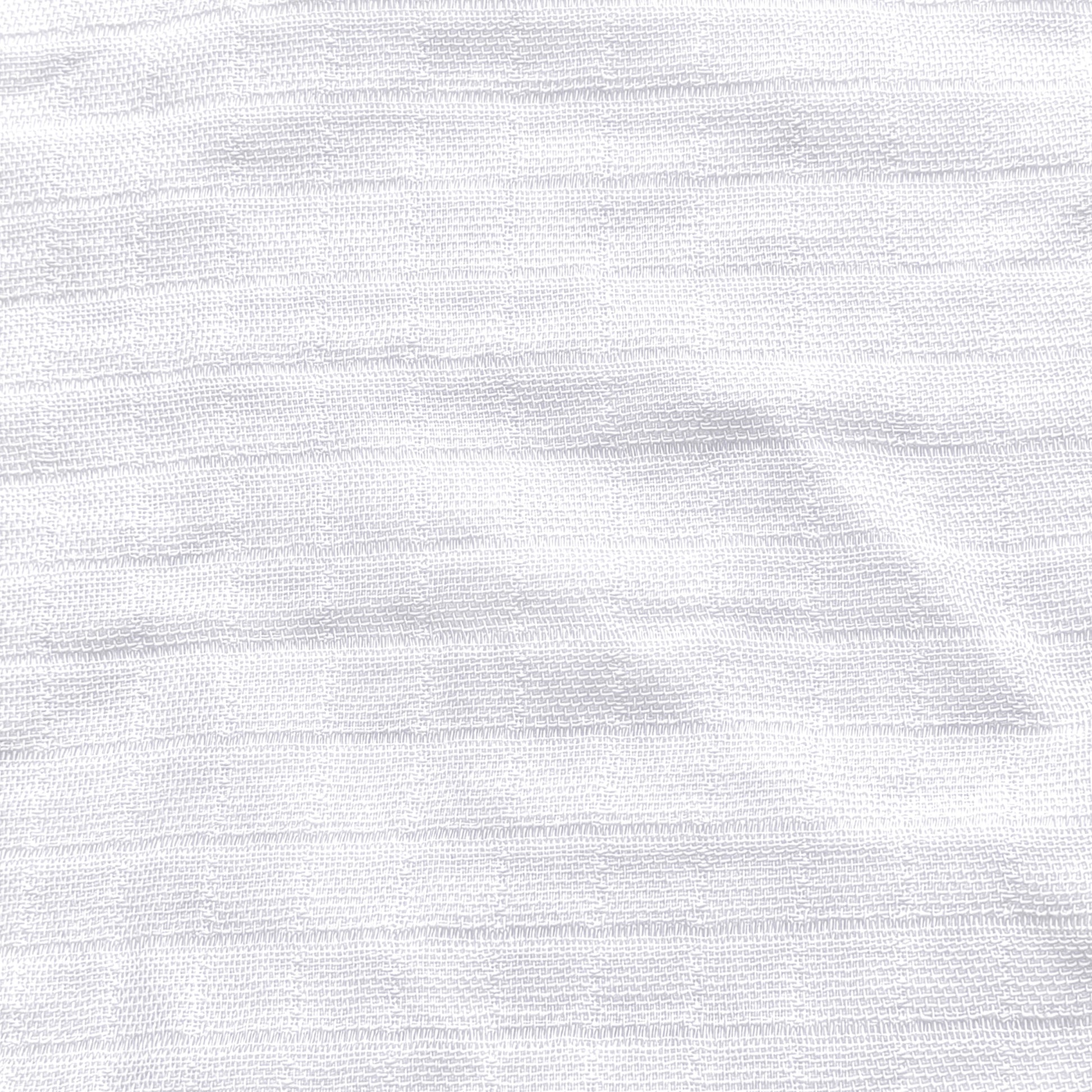Close-up of Newton Baby Breathable, Organic Cotton Sheets (2-pack) in white muslin, featuring a subtle horizontal linear texture and soft, lightweight look.