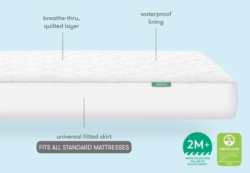 Waterproof Breathable Crib Mattress Pad Newton Baby