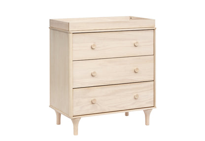 Light wooden nursery dresser with four drawers on elegant legs. 999-8602-WNA