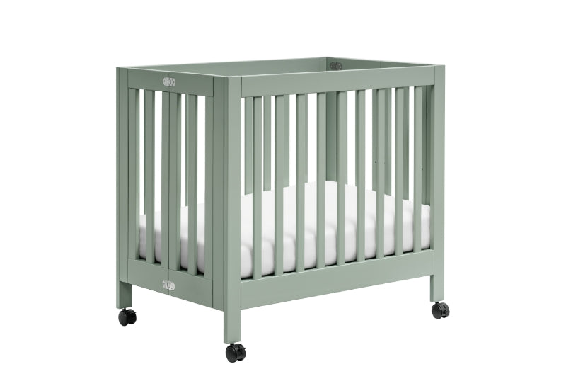Babyletto origami hot sale white mini crib