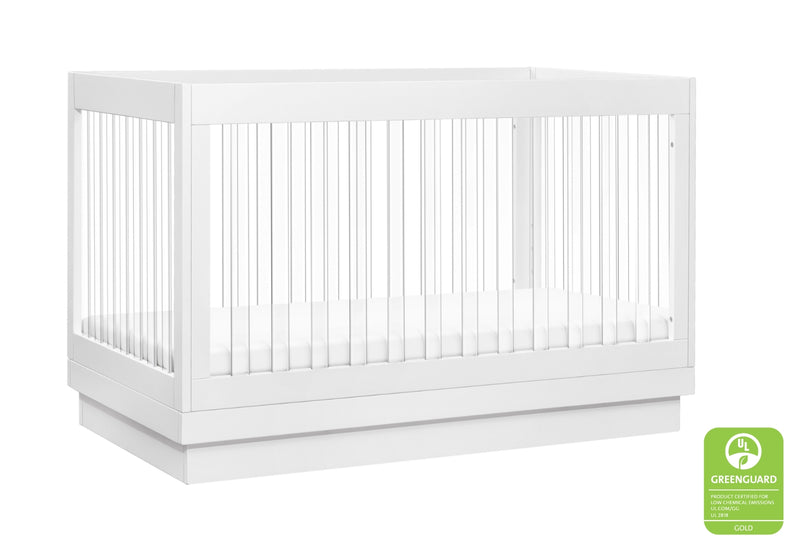 Harlow Acrylic Convertible Crib  Harlow Acrylic Convertible Crib