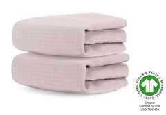 Breathable, Organic Cotton Sheets (2-pack)  999-3020-PNP 999-3520-PNP