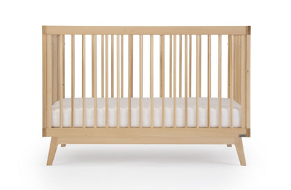 dadada natural crib, product image with white background, front facing image 500-8220-NAT